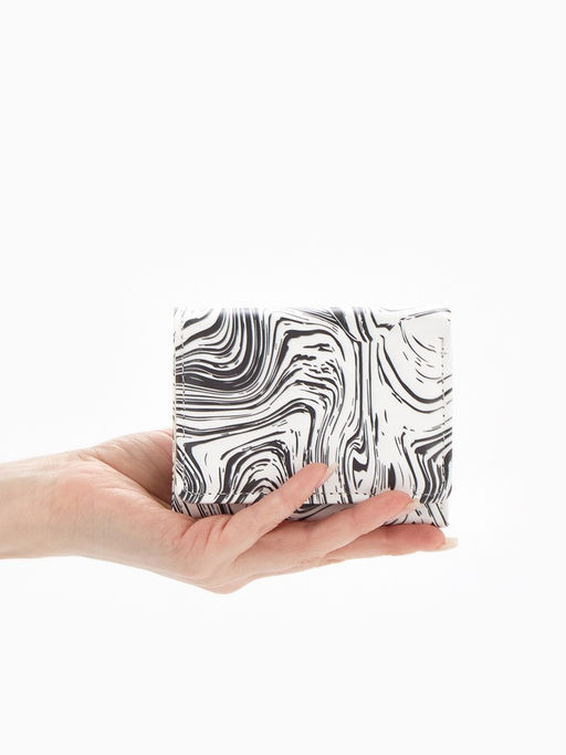 Кошелёк женский на кнопке, 10?1.5?8 см, с принтом, розовый