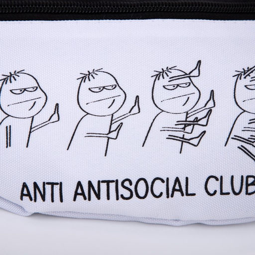 Сумка поясная, отдел на молнии, цвет белый - Nazamok фото 3