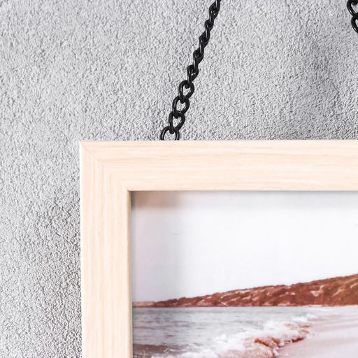 Фоторамка для фото 10?10 см LOVE, подвесная на цепочке, МДФ