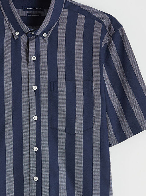 Regular Fit ?izgili Arm?rl? Erkek G?mlek