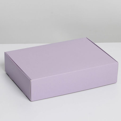 Цена за 2 шт. Коробка подарочная складная, упаковка, «Лавандовая», 21×15×5 см