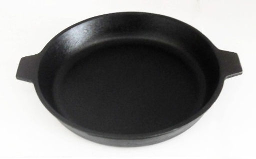 Сковорода чугунная с двумя ушками 240*40 у4040
