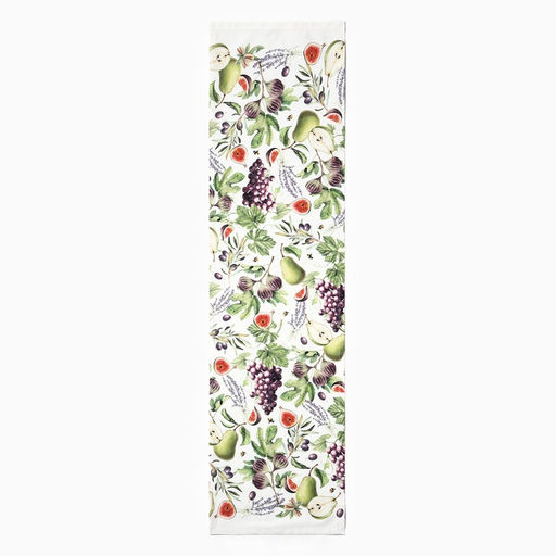 Дорожка на стол Этель «Фруктовый сад» 40×149см, 100% хлопок, саржа 190 г/м², белая
