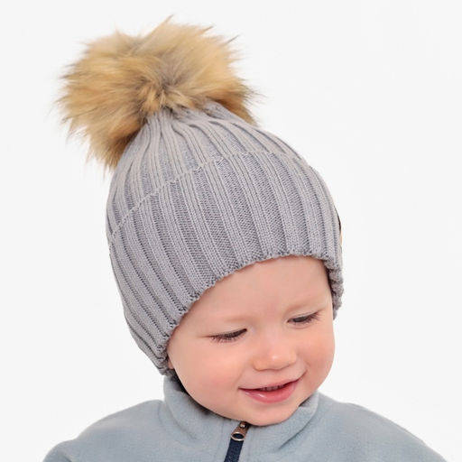 Шапка детская MINAKU, серая, размер 48-50