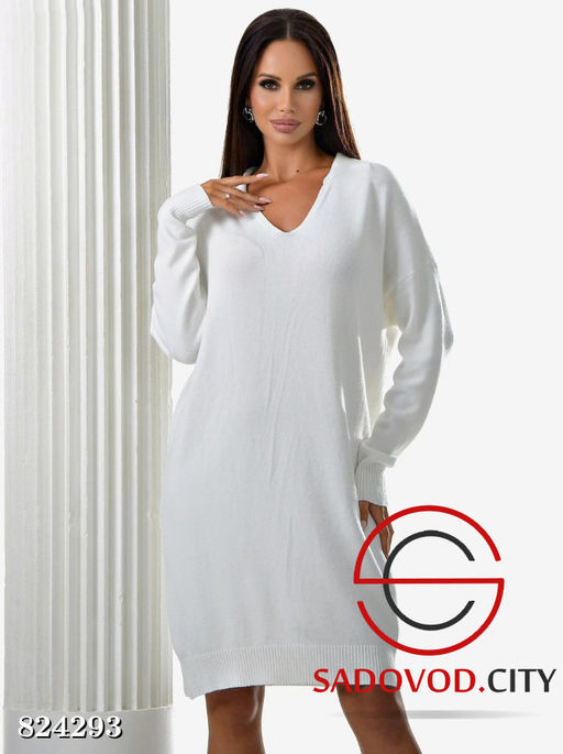 Платье женское однотонное