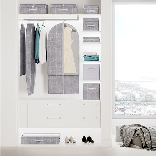 Короб стеллажный с крышкой, малый, 28*30*16 см Valiant  фото 43