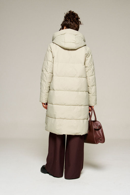 Пальто Beautiful Free 8022 фисташковый