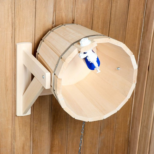 Обливное устройство для бани, 15 л, липа, с переливным устройством