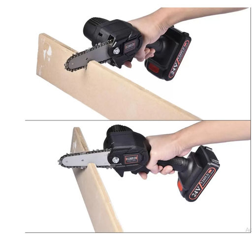 Пила электрическая цепная аккумуляторная мини Mini Electric Chainsaw - Buro фото 3