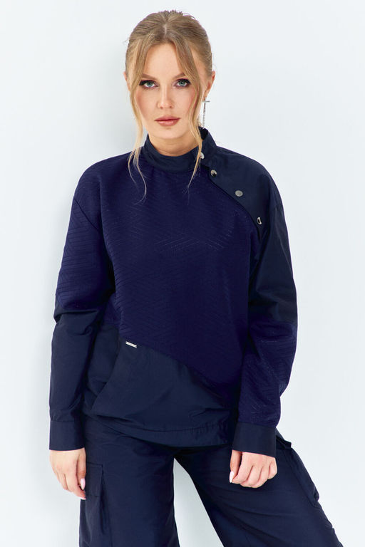 Костюм Euro Moda 651 синий