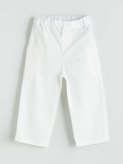 Beli Lastikli Erkek Bebek Basic Pantolon