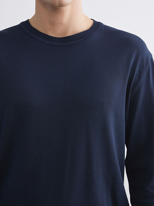 Bisiklet Yaka Erkek Triko Kazak