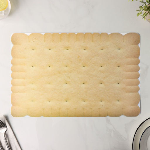 Цена за 12 шт. Салфетка сервировочная на стол Доляна «Крекер», 43×28 см, бежевая