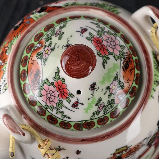 Чайник заварочный «Парк», 900 мл, d=4.3 см, с металлическим ситом, керамика