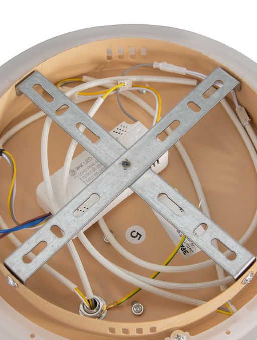 Светильник потолочный LED City CLL-1-60-RC, 60 Вт, 3000-6500К, 42×42×7 см, с ПДУ, белый