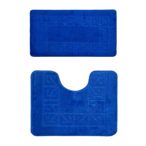Комплект ковриков для в/к BANYOLIN CLASSIC из 2 шт 60х100/50х60см (синий)