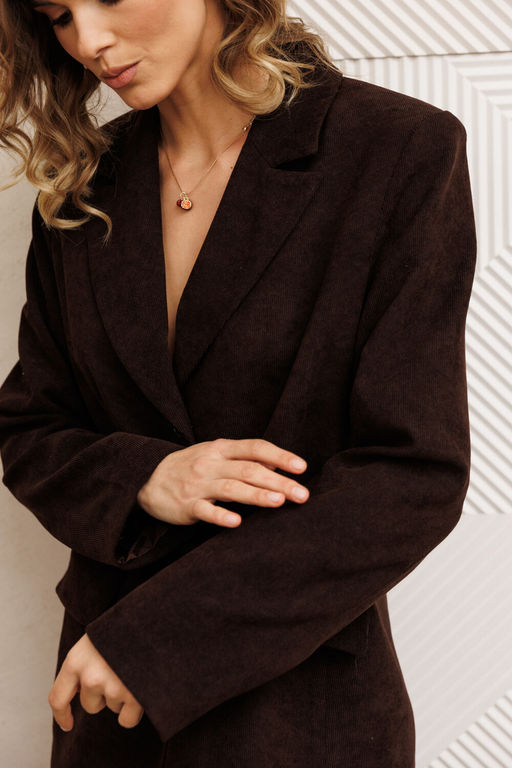 Жакет Gizart 15377 шоколадный фото 5