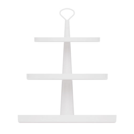 Фруктовница Феерия 3-х ярусная белый М8513 - Альтернатива фото 6