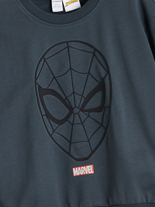 Spider-Man Bask?l? Erkek ?ocuk Sweatshirt