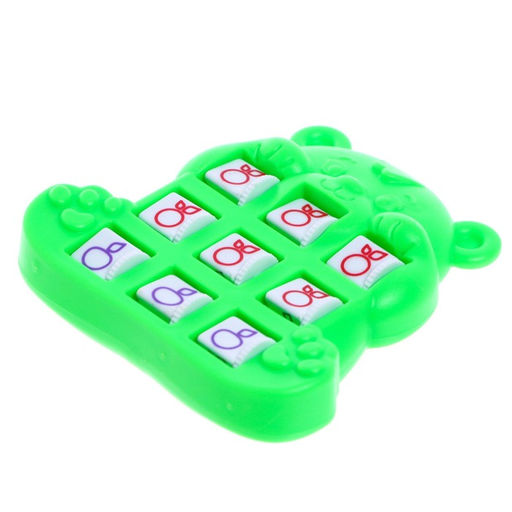 Цена за 5 шт. Настольная игра для детей на логику «Крестики-нолики. Мишка», цвет МИКС, 2 игрока, 5+