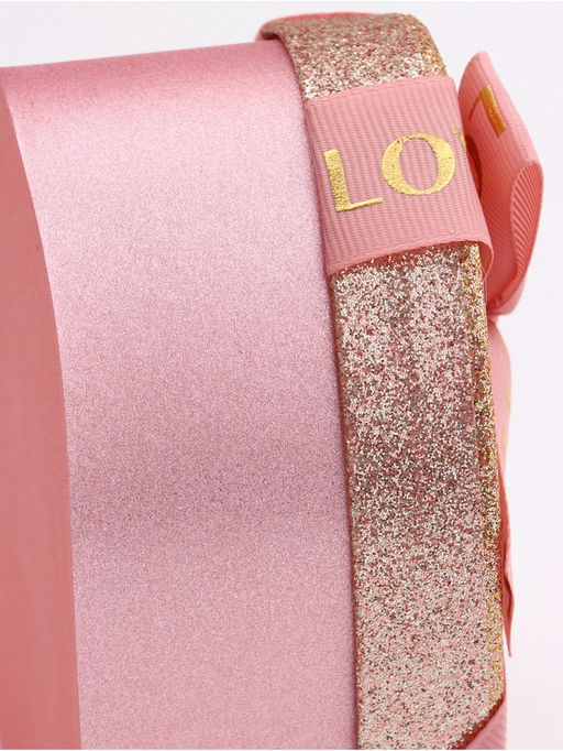 Набор подарочных коробок 3 в 1 сердца, розовый - золотой, 22×20×9; 18.5×17×7.5; 16×14×6 см