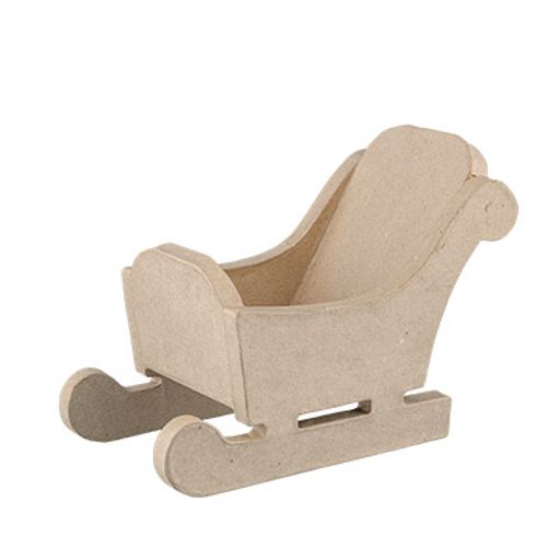 Заготовка для декорирования Love2art PAM-070 сани папье-маше 24 х 13 х 17 см