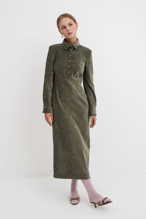 Платье Pirs 5750 хаки  фото 5