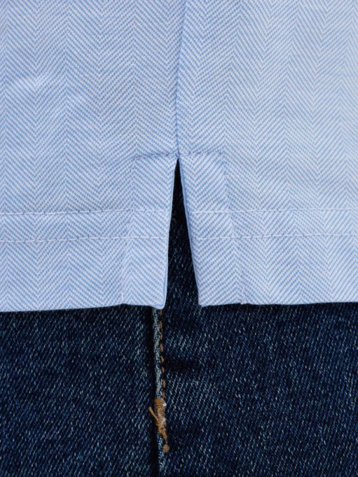 Джемпер мужской с воротником поло GREG G155-TD4-LT0414-1 (голубой)  фото 3