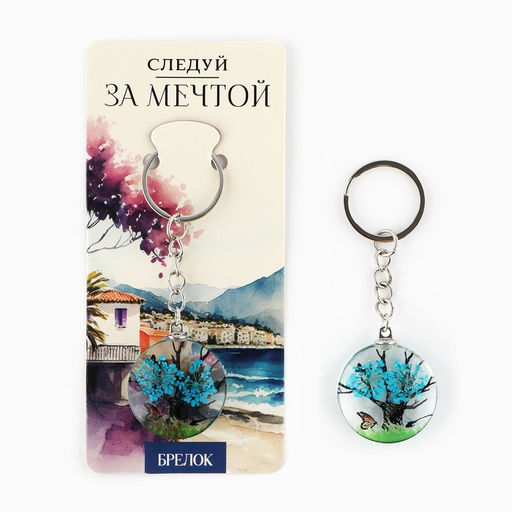 Брелок для ключей детский «Следуй за мечтой», 8.5 х 3.5 см
