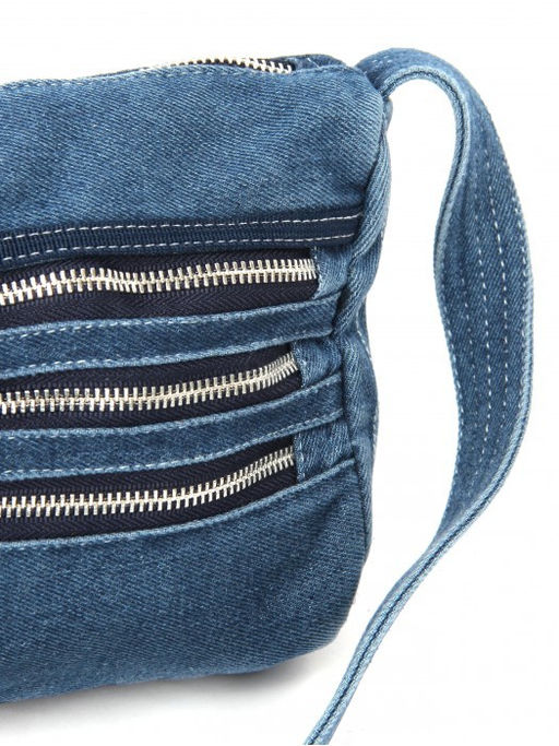 Сумка женская текстиль JN-8184, 1отдел, синий jeans SALE 261783 - Bobo фото 4