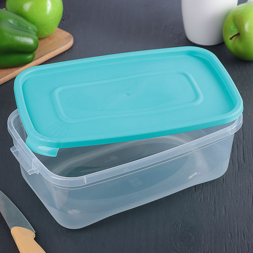 Контейнер для продуктов Полимербыт «Каскад», 2.2 л, пластик, прозрачный, крышка микс