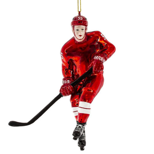Украшение новогоднее "Хоккеист", L10 W5 H12 см, 2в.