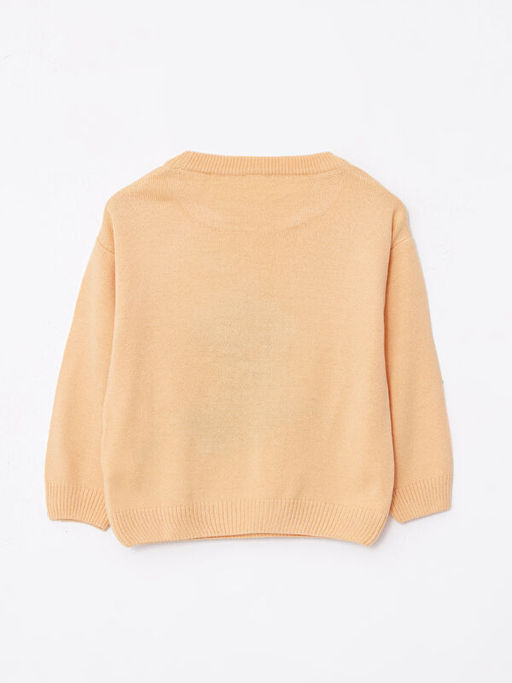 Bisiklet Yaka Pluto Desenli Uzun Kollu Erkek Bebek Triko Kazak - Waikiki фото 2