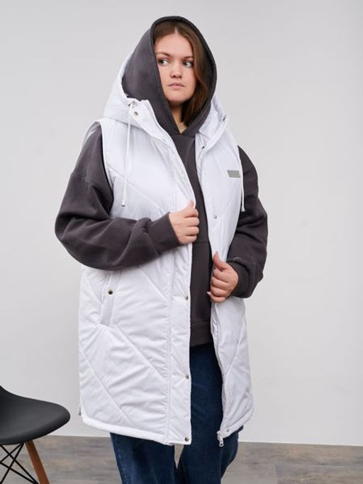 Жилет демисезонный Хлоя бордо - Yollochka фото 19