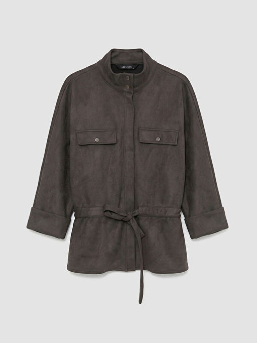 Dik Yaka Kad?n S?et G?r?n?ml? Ceket