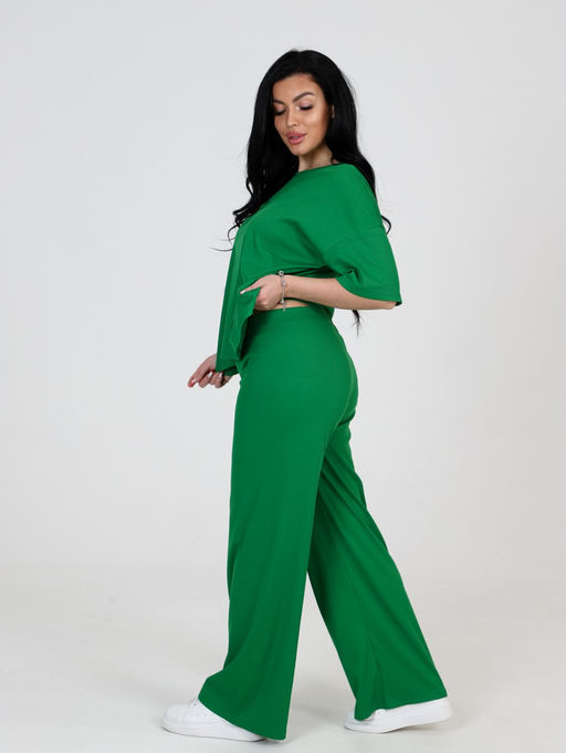 02 ЖЕНСКИЙ КОСТЮМ (брюки) (Зелёный) - А-дина фото 4