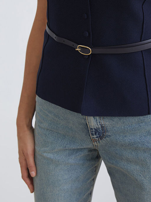 Beli Kemerli Kad?n Triko H?rka