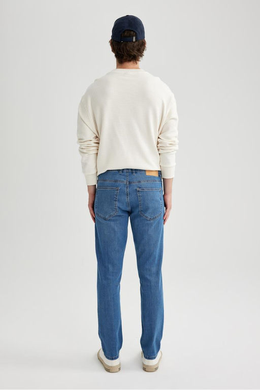 Pedro Slim Fit Джинсовые брюки узкого кроя с нормальной талией и узкими штанинами - Defacto фото 7