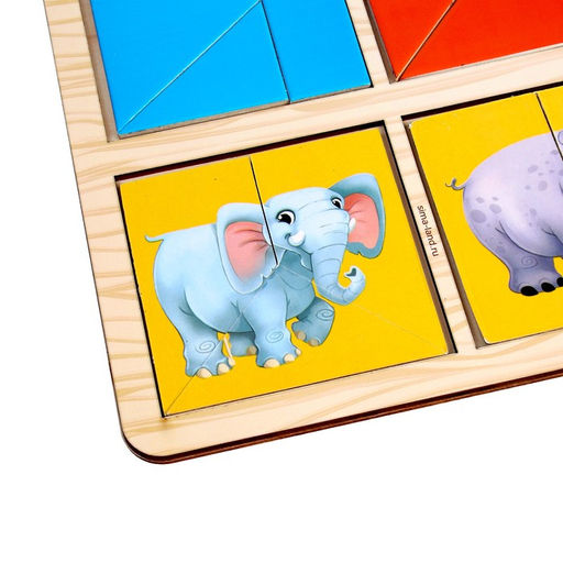 Квадраты Никитина Изучаем животных Африки - Лесная мастерская фото 5