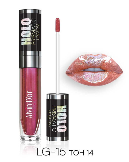 Alvin Dor LG-15 Блеск для губ Holo Prismatic тон 14