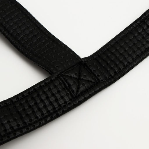 Шлейка Комфорт комбинированная, 2,5 см, ОШ 55-60 см, ОГ 60-65 см, чёрная - Пижон фото 8