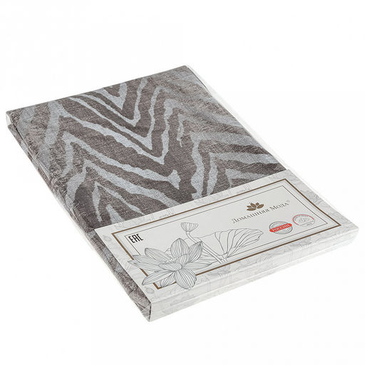 Дорожка столовая, сервировочная 50х215см "Ашанти", рогожка, хлопок "Комфорт" 171г/м2, упаковка классическая 28х41см, "Домашняя мода" (Россия)