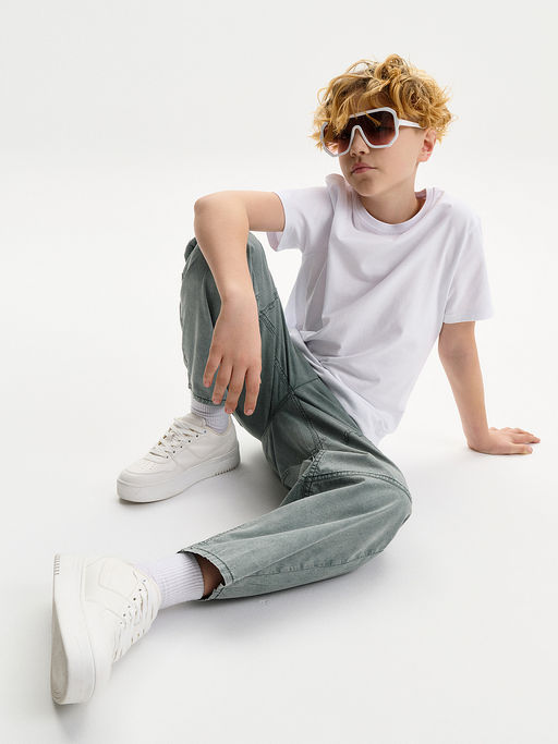 PELICAN, брюки для мальчиков, Зеленый  фото 4