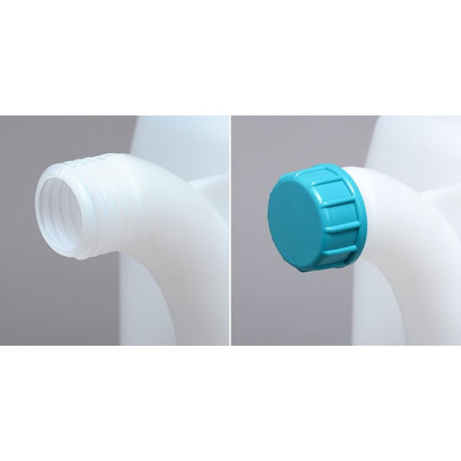 Канистра пищевая «Бочонок», 25 л, пластиковая, со сливом, белая