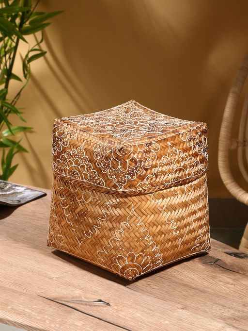 Корзинка плетёная «Марокко», 23×23×30 см