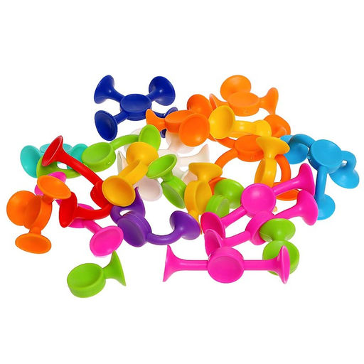 Мягкий конструктор детский «Забавные присоски», 23 детали