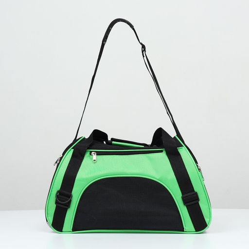 Сумка-переноска сетчатая, 43 х 21 х 30 см, зелёная - Пижон фото 2