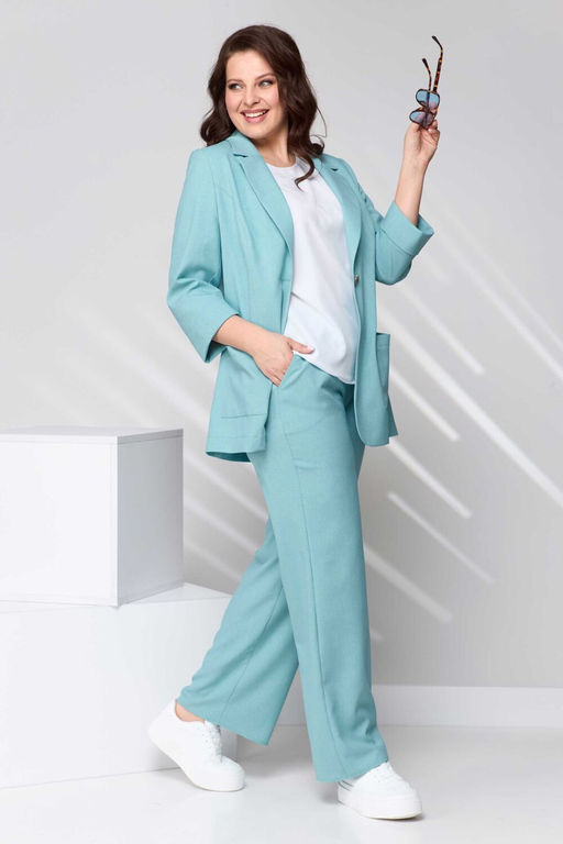 Костюм Асолия 1425 голубой  фото 7