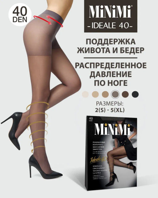 New! СУПЕРЦЕНА! Колготки MINIMI IDEALE 40  фото 2