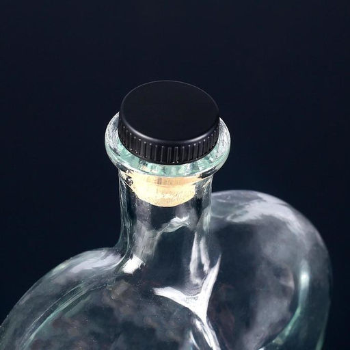 Ваза-бутылка декоративная «Сердце», для песочной церемонии, 12.5×6.5×19 см, 500 мл